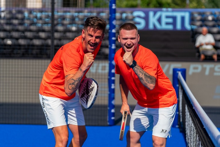 Serjani, il maestro di padel Barletta fa la storia a Tirana. <span>Foto PADELFIP</span>