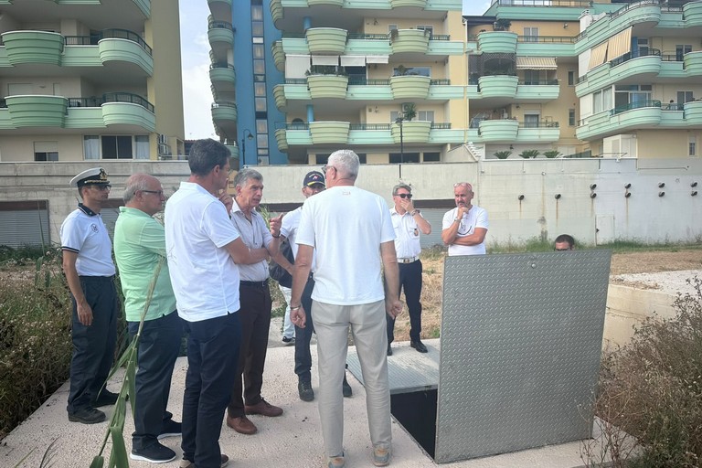 Emergenza canale H: questa mattina sopralluogo con sindaco, Capitaneria di Porto e Aqp