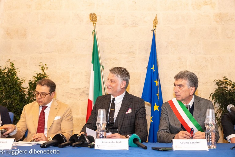 Il Ministro della Cultura Alessandro Giuli a Barletta